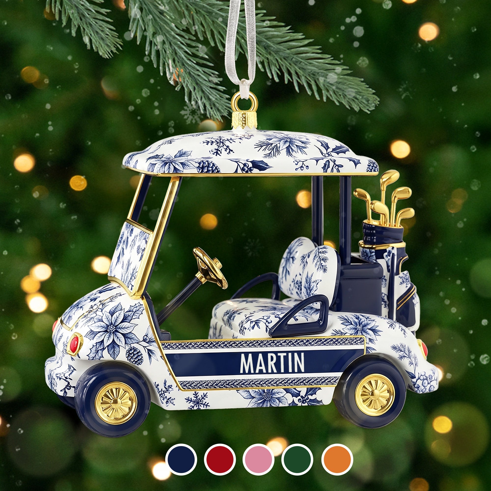 Personalized Gifts For Golf Lovers Christmas Ornament - Holiday Season Gift Idea