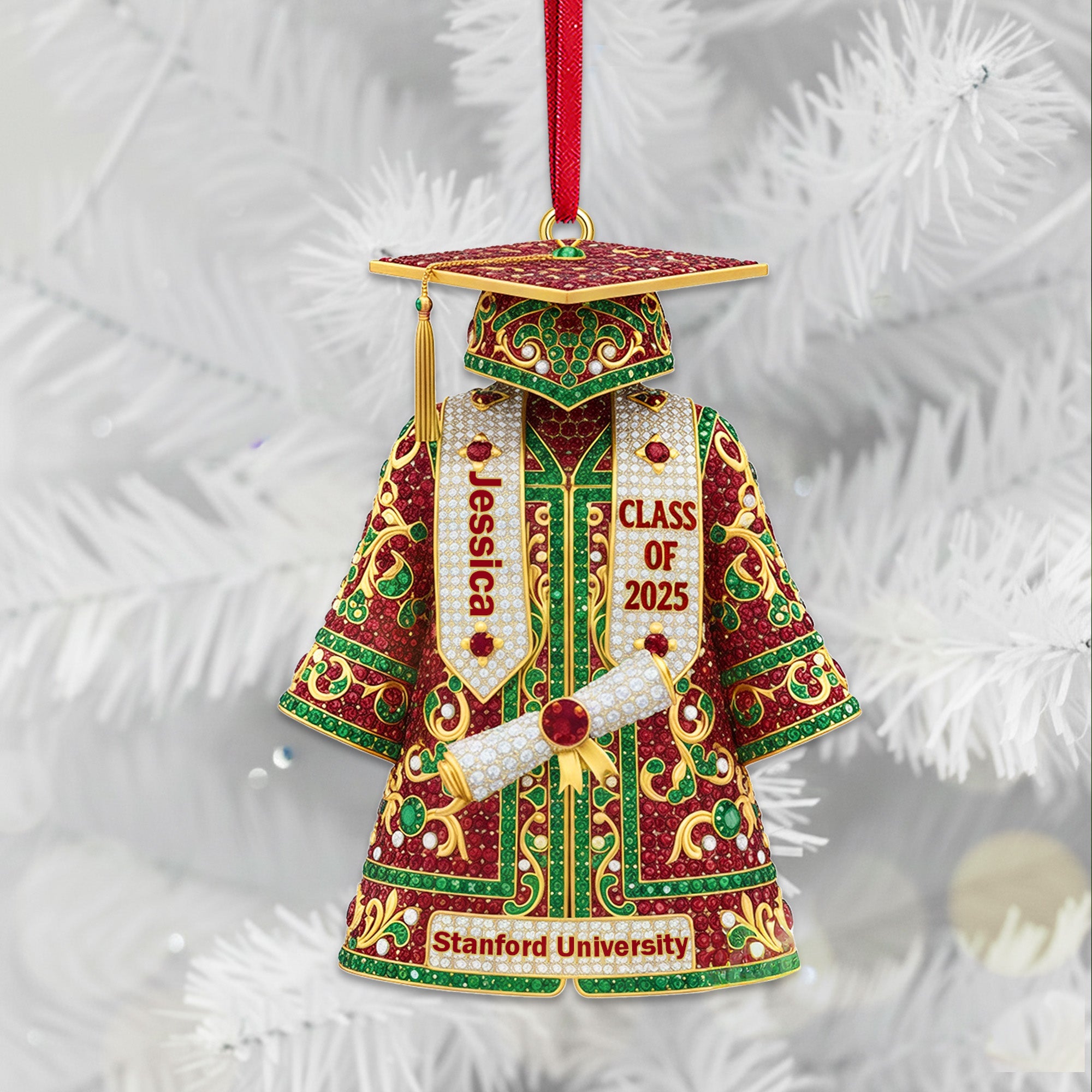 Personalized Gifts For Graduates Christmas Ornament - Festive Holiday Keepsake Gift