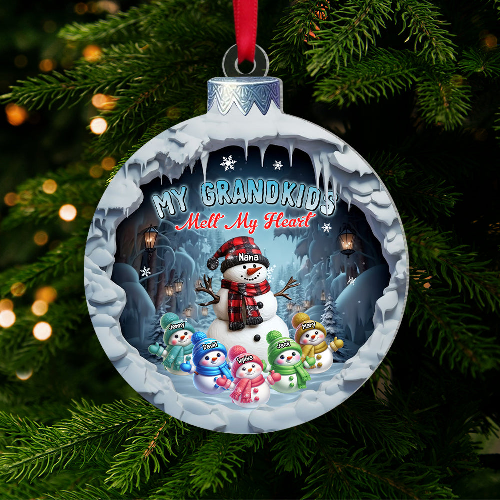 Personalized Gifts For Grandma Christmas Ornament - Christmas Ornament Gift Idea