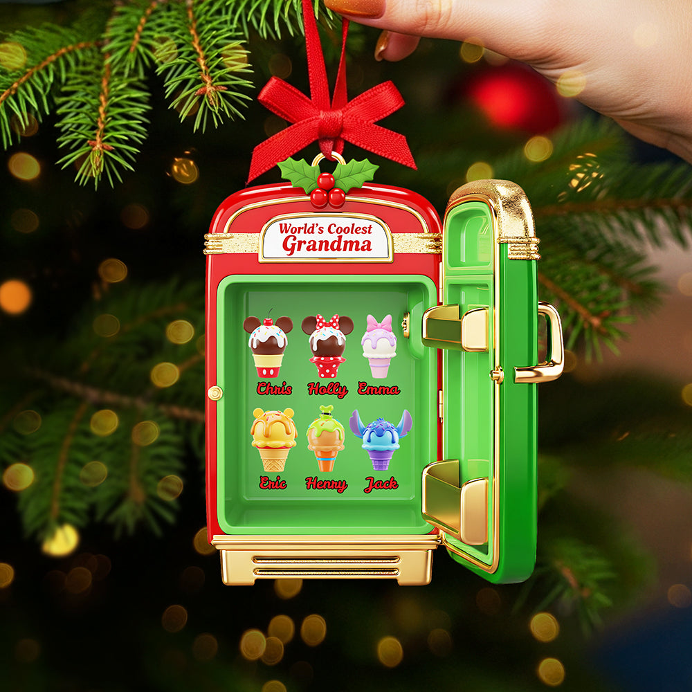 Personalized Gifts For Grandma Christmas Ornament - Cute Christmas Tree Gift Idea