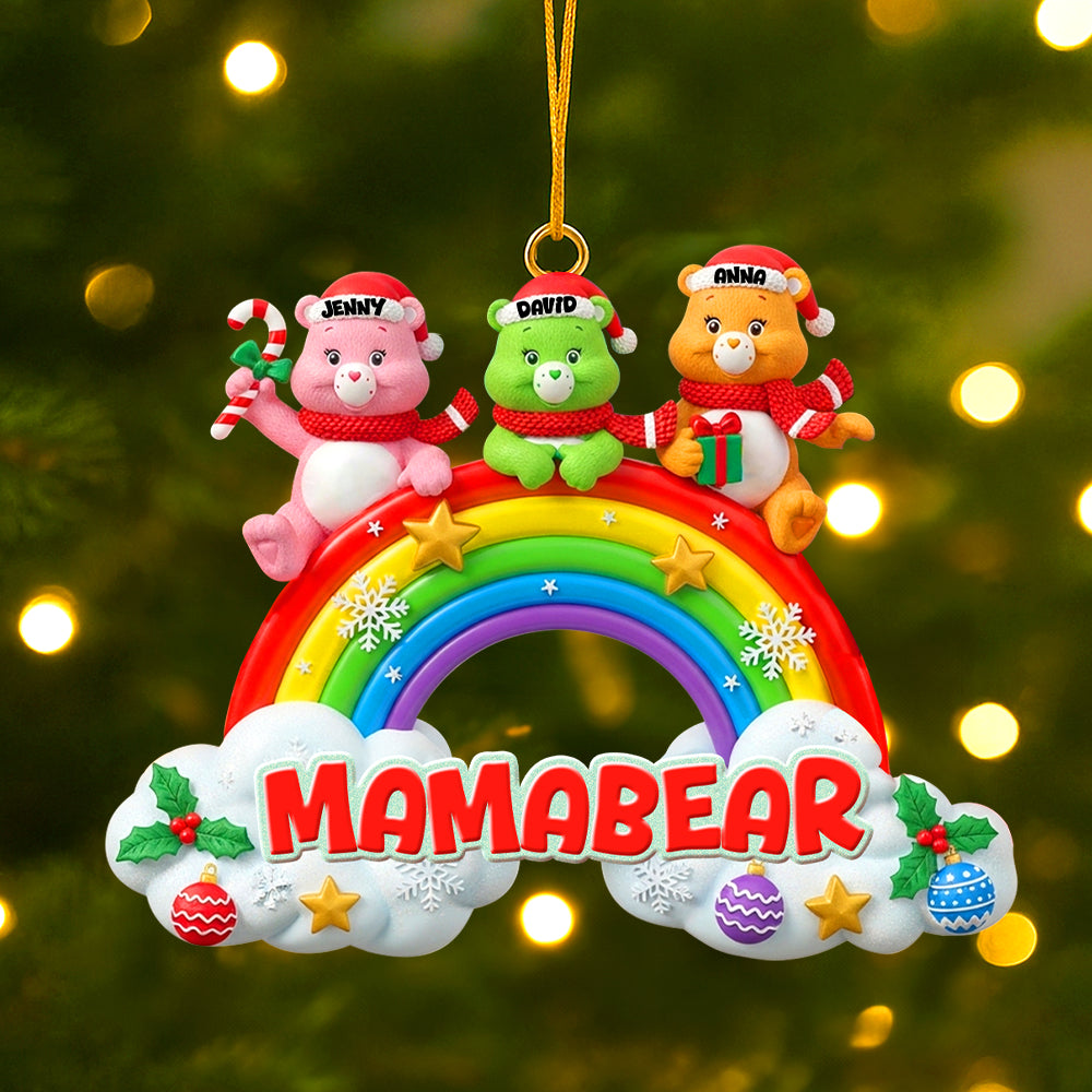 Personalized Gifts For Grandma Christmas Ornament - Family Christmas Ornament Gift