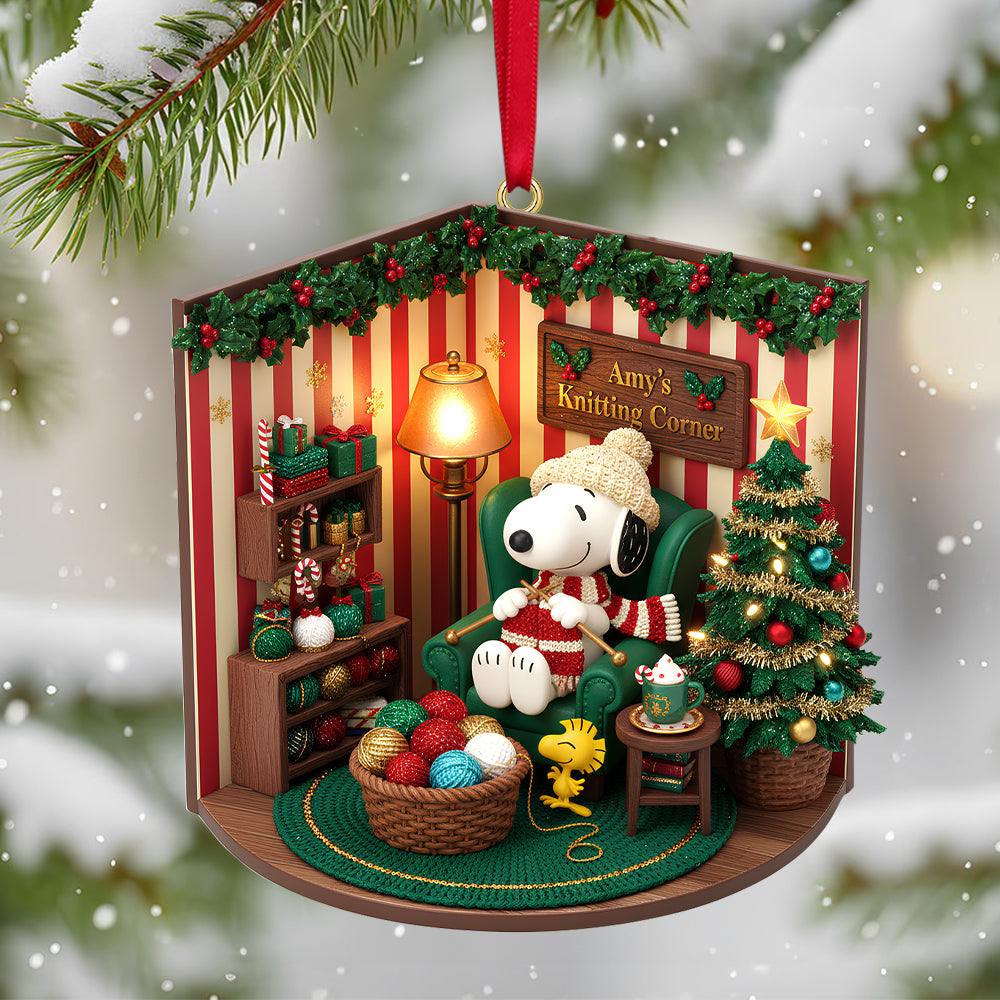 Personalized Gifts For Knitting Lovers Christmas Ornament - Funny Christmas Ornament Gift Personalized Gifts For Knitting Lovers Christmas Ornament - Funny Christmas Ornament Gift