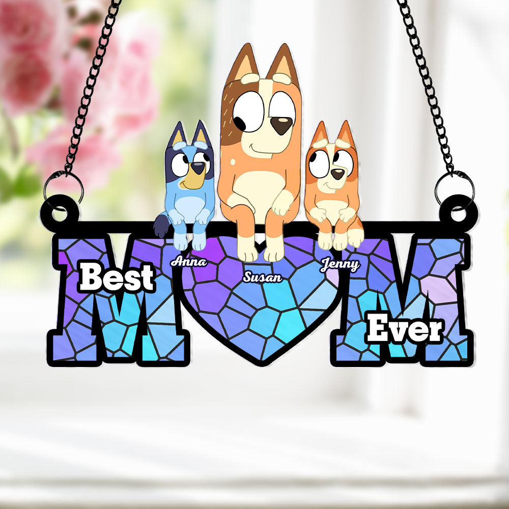 Personalized Gifts For Mom Suncatcher Ornament - Fun Holiday Ornament Gift