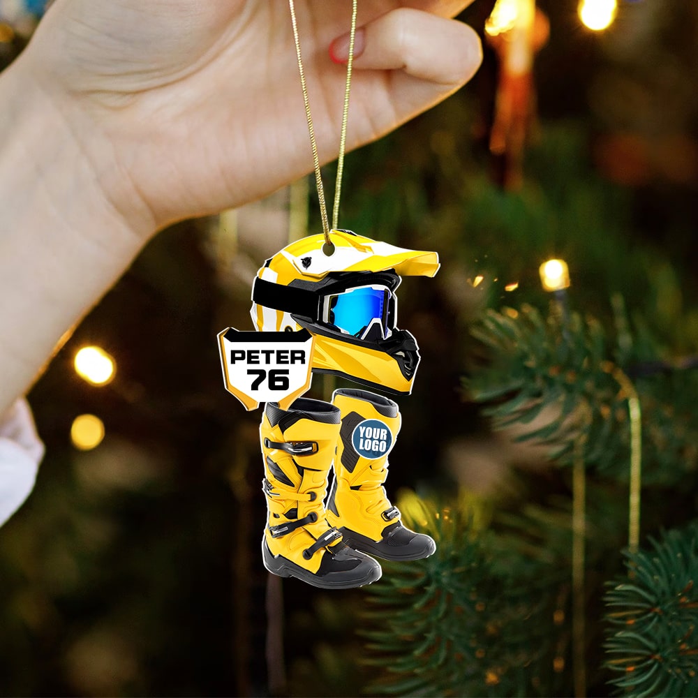 Personalized Gifts For Motocross Lovers Christmas Ornament - Family Christmas Ornament Gift Personalized Gifts For Motocross Lovers Christmas Ornament - Family Christmas Ornament Gift