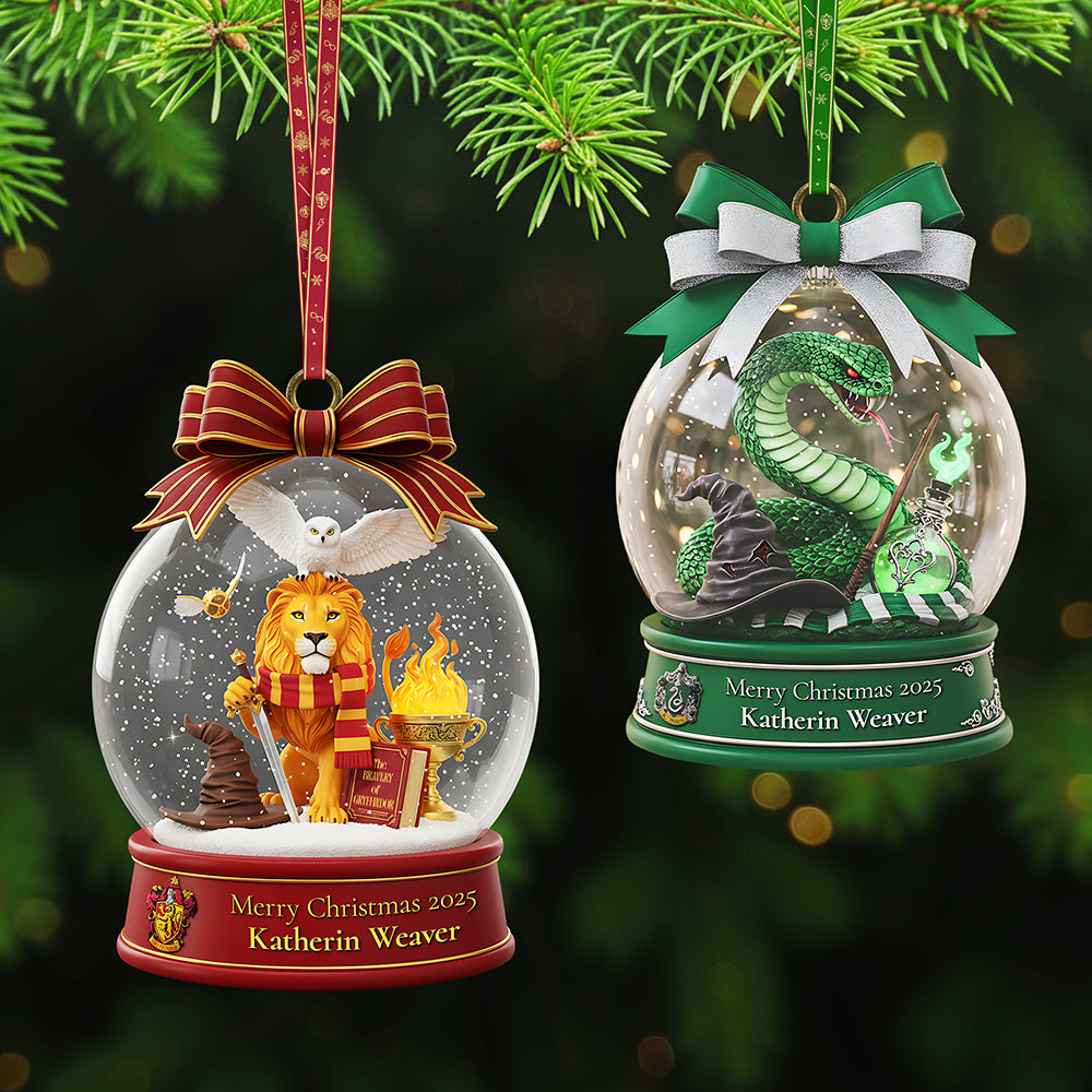 Personalized Gifts For Movie Lover, Christmas Acrylic Ornament - Holiday Season Gift Idea