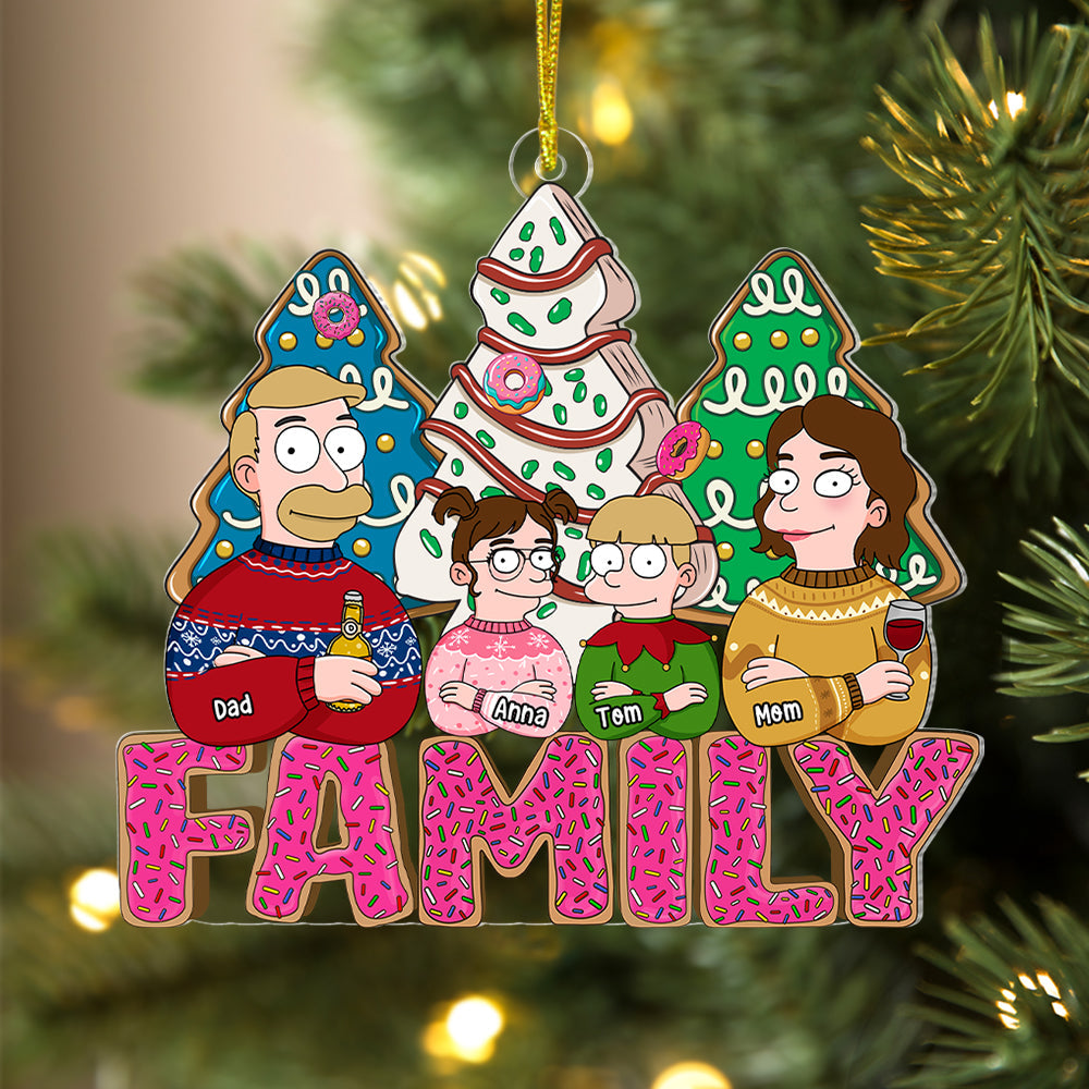 Personalized Gifts For Movie Lover Family Christmas Ornament - Xmas Home Decoration Gift