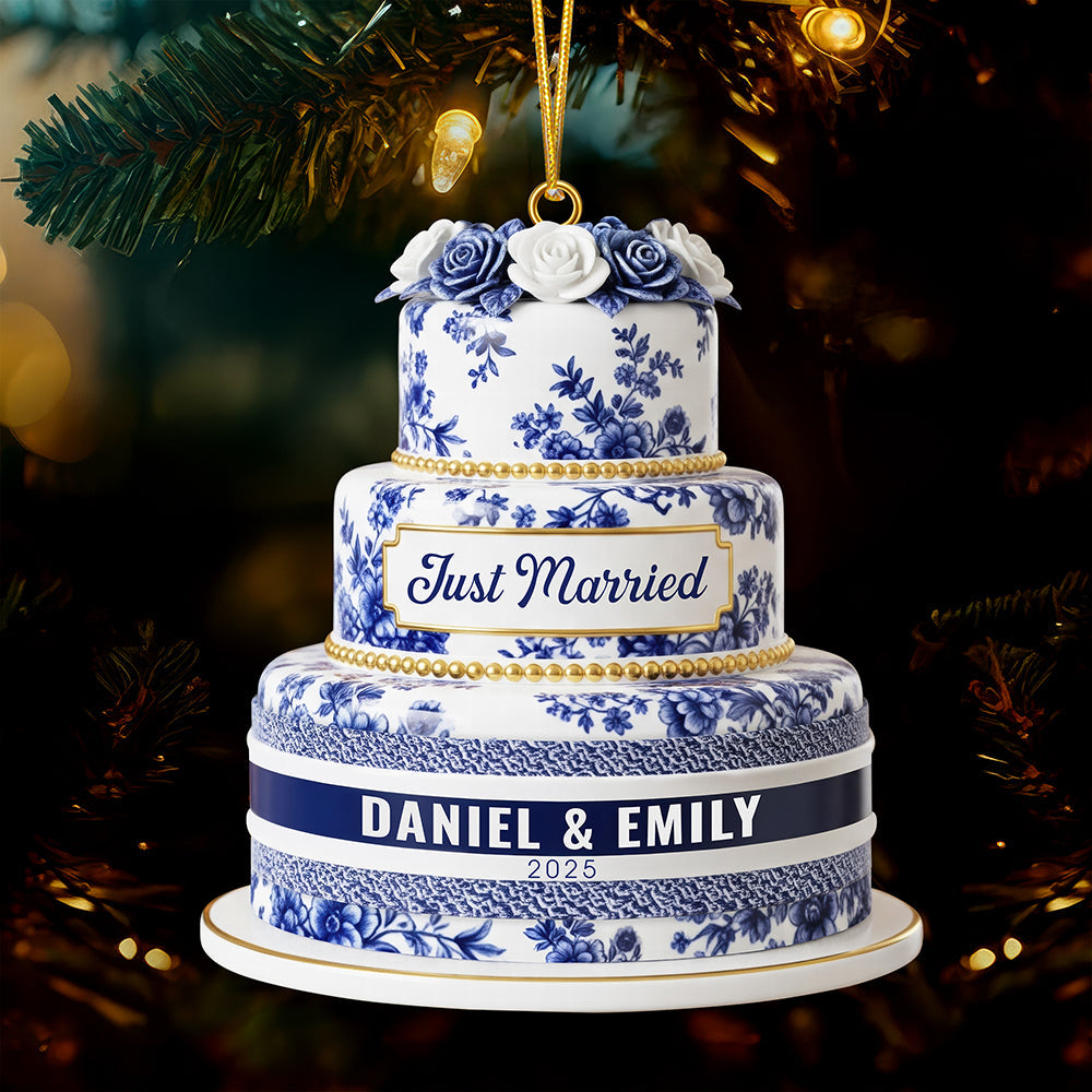Personalized Gifts For Newlyweds Christmas Ornament - Holiday Season Gift Idea (2)