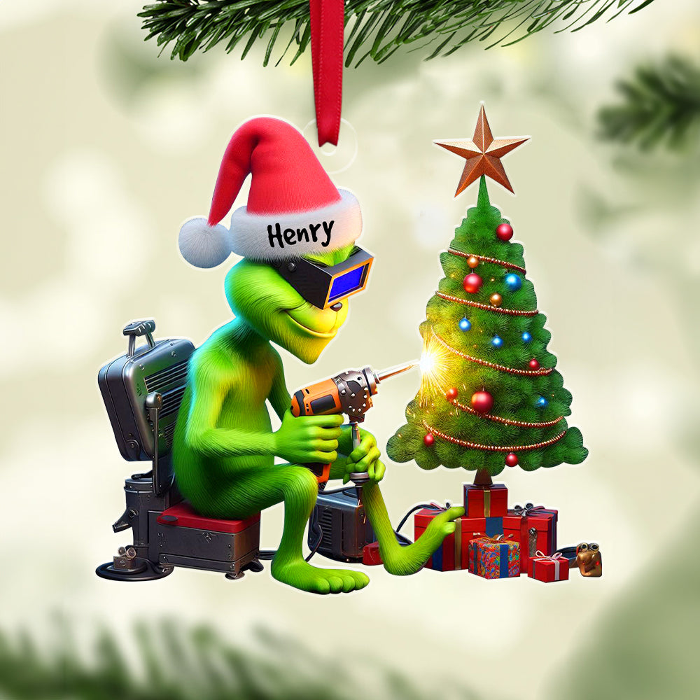 Personalized Gifts For Welder Christmas Ornament - Holiday Tree Decoration Gift Personalized Gifts For Welder Christmas Ornament - Holiday Tree Decoration Gift