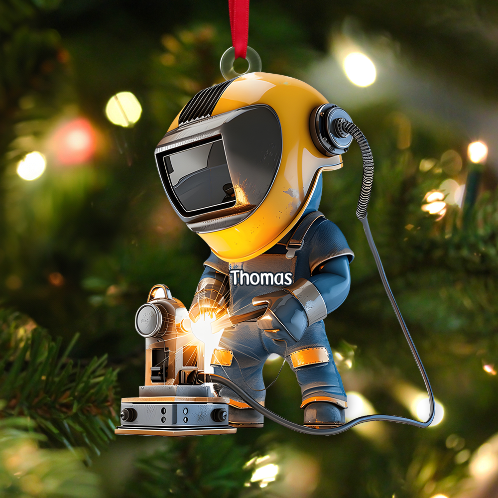 Personalized Gifts For Welder Christmas Ornament - Xmas Home Decoration Gift