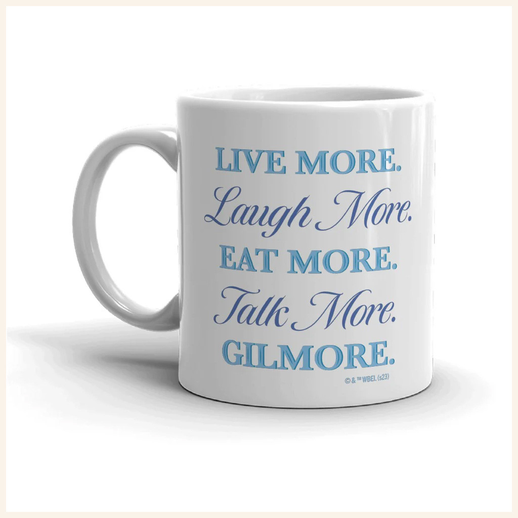 Personalized Gilmore Girls Mug Live More Laugh More Eat More Talk More Cup Gilmore Girls Merch Personalized Gilmore Girls Mug Live More Laugh More Eat More Talk More Cup Gilmore Girls Merch