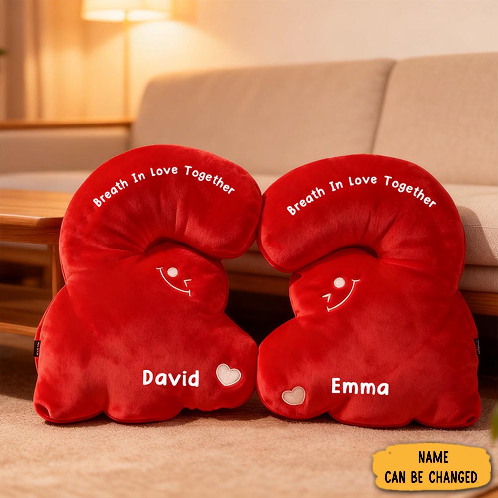 Personalized Girl Friend Heart Hug Pillow Custom Name Cushion Valentine S Day Pillow For Husband Wife For Boy Friend Christmas Gift For Him Her