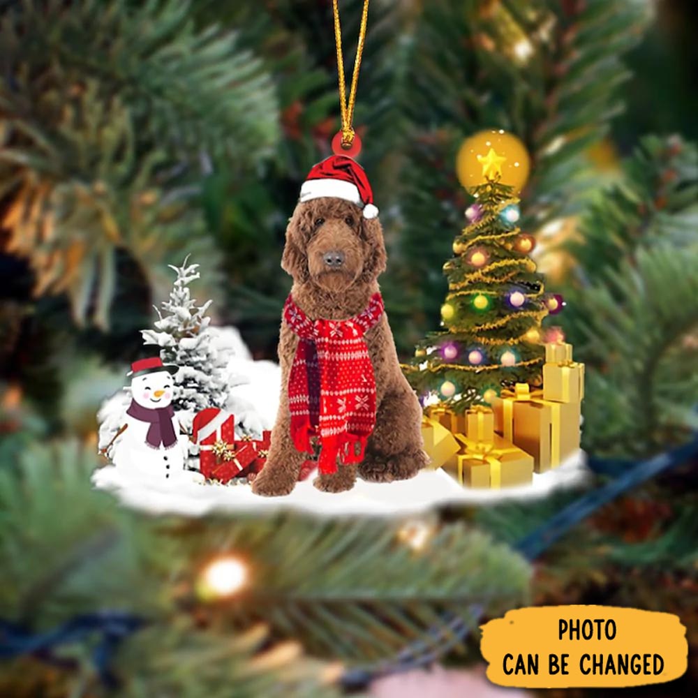 Personalized Goldendoodle Christmas Ornament Festive Holiday Ornament Collection