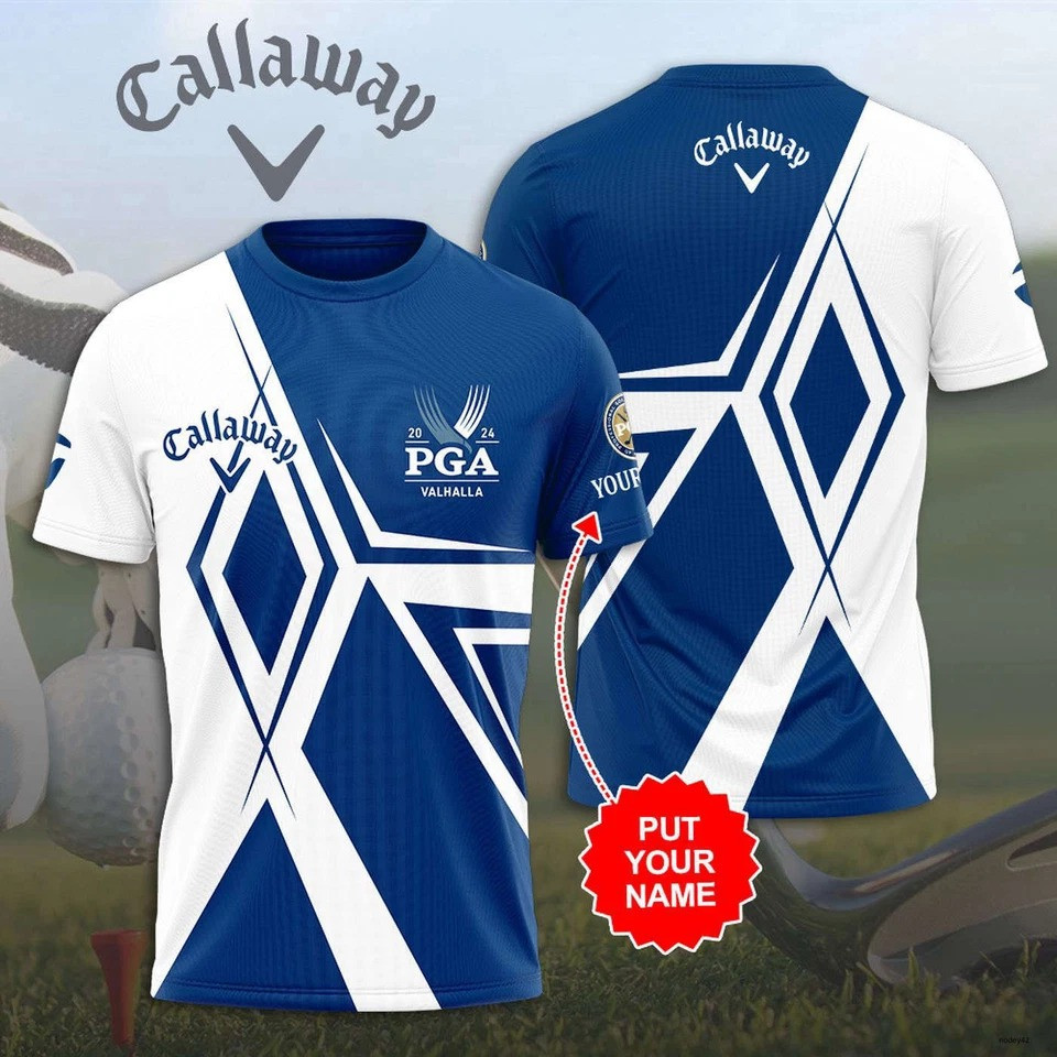 Personalized Golf PGA Championship Callaway Golf Shirt Small Gifts For Golfers