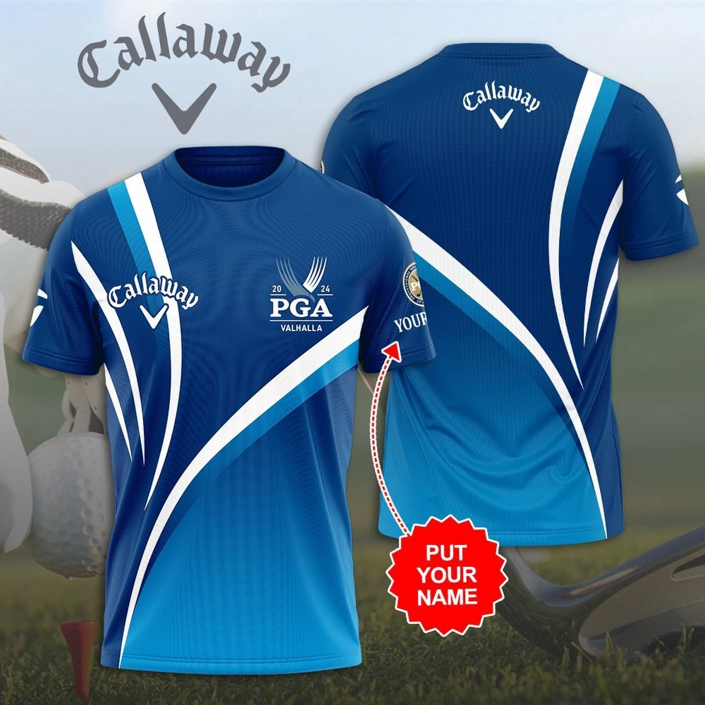 Personalized Golf PGA Championship Callaway Shirt Golfer Gift Ideas For Him