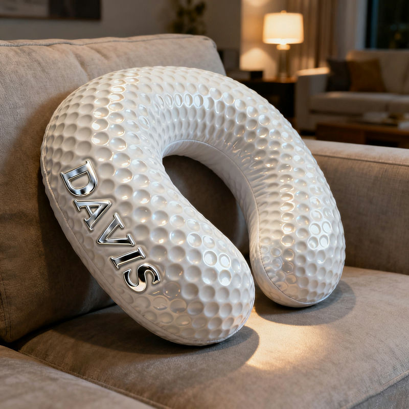 Personalized Golf Surface U Shaped Pillow Sofa Decor Christmas Gifts For Golf Lovers
