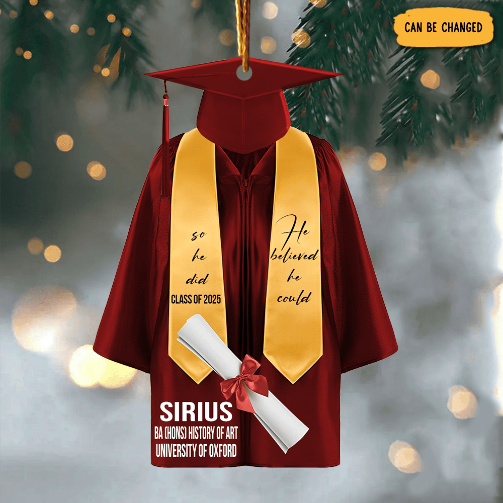 Personalized Graduation Christmas Ornament Christmas Tree Decorations Student Christmas Gifts