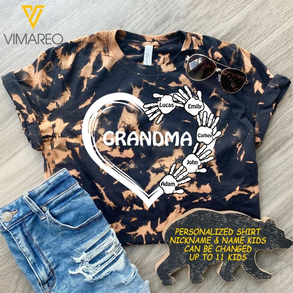 Personalized Grandma Sunflower T-Shirt Mother's Day Shirt Or SweaT-Shirt Mother's Day Shirt Best Gifts For Mom