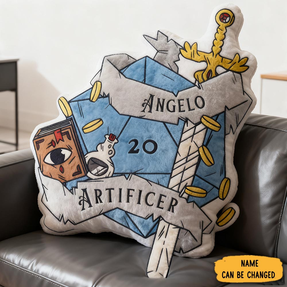 Personalized Graphic 3d Print D D Pillow With Name Custom D D Gifts For Game Geek Lover