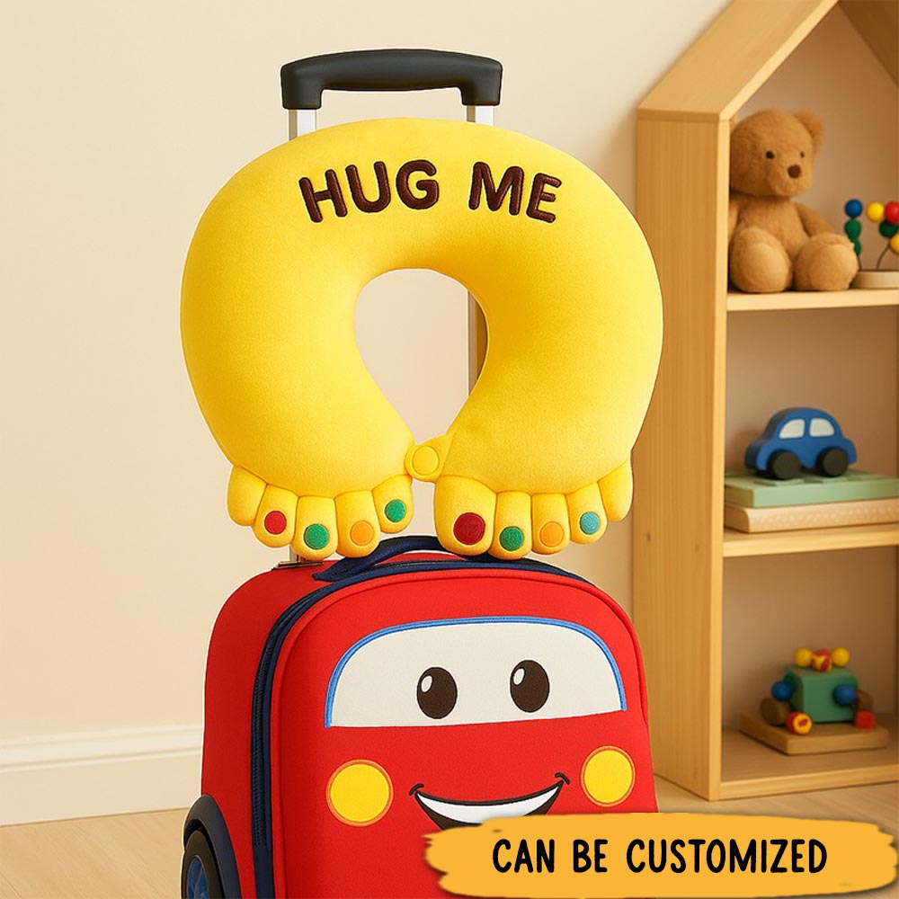 Personalized Graphic 3D Print Light Yellow Deer & Flute Pillow With Your Own Name Soft Stuffed Toy for Kids Unique Decorative Cushion for Girls' Room