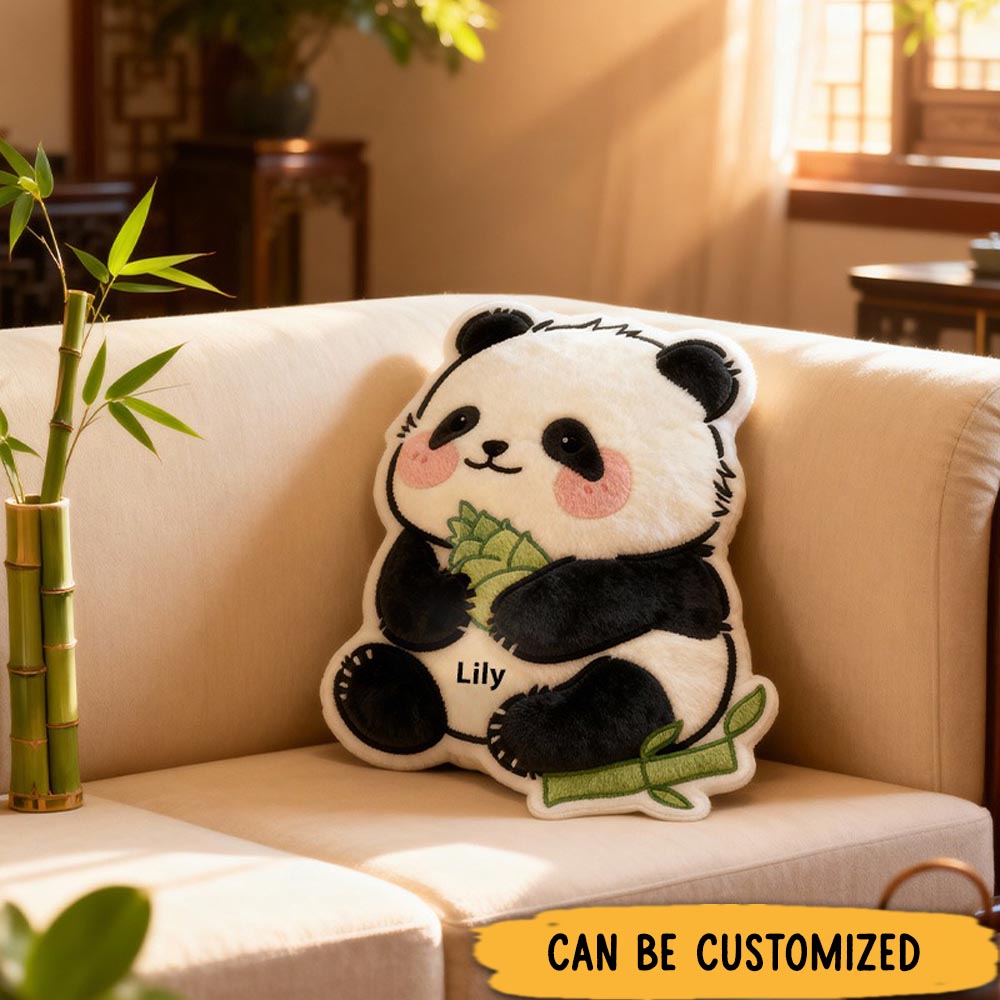 Personalized Graphic 3D Print Panda Paradise Pillow for Travel Lovers