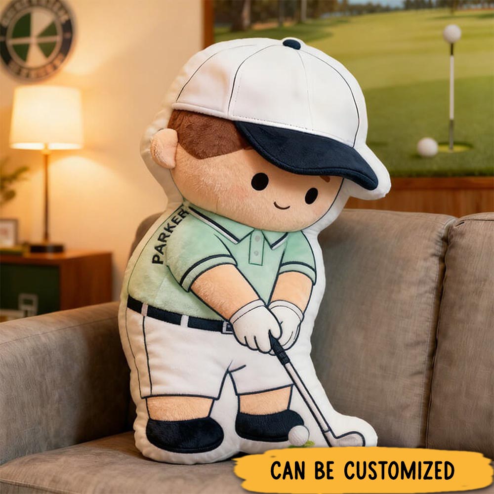 Personalized Graphic3DPrint Golf Pillow with Custom Name and Perfect Gift for Yourself or any Golf Enthusiast