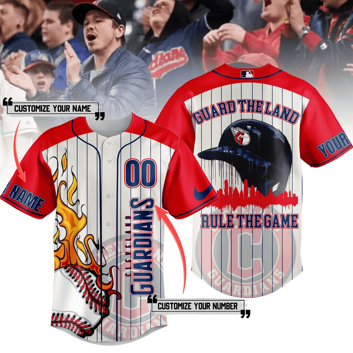 Personalized Guard The Land Rule The Game Baseball Jersey Best Gift For A Basketball Fan