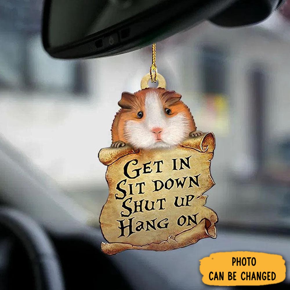 Personalized Guinea Pig Get In Ornament Heartwarming Holiday Ornament Gift