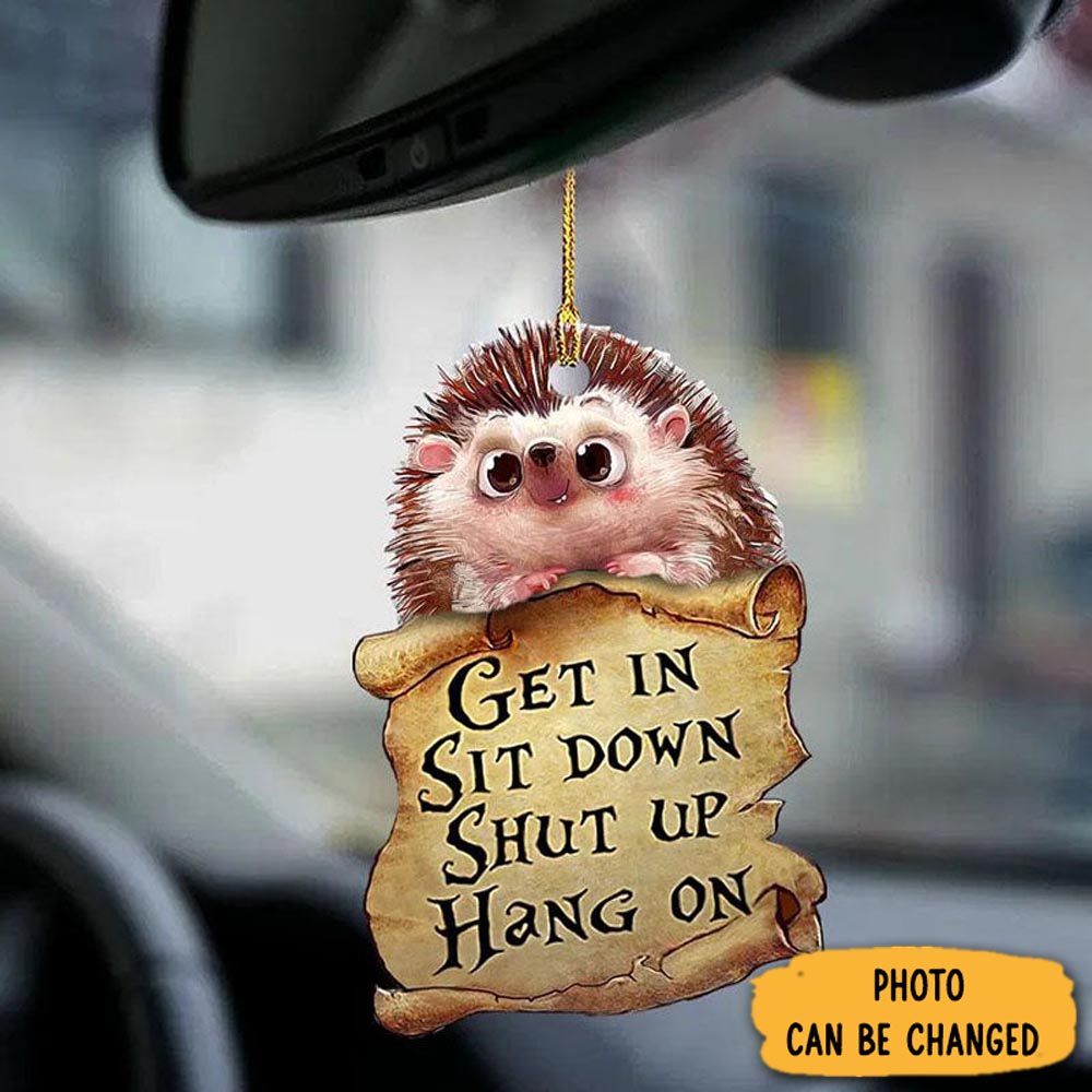 Personalized Hedgehog Get In Ornament Heartfelt Ornament Gift For Mom