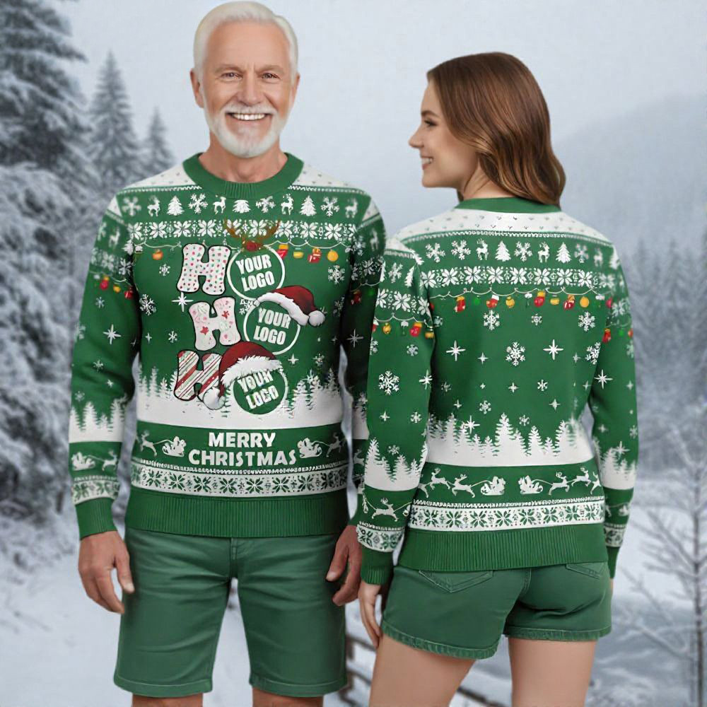 Personalized Ho Ho Ho Ugly Christmas Sweater Xmas Themed Christmas Apparel Xmas Gifts