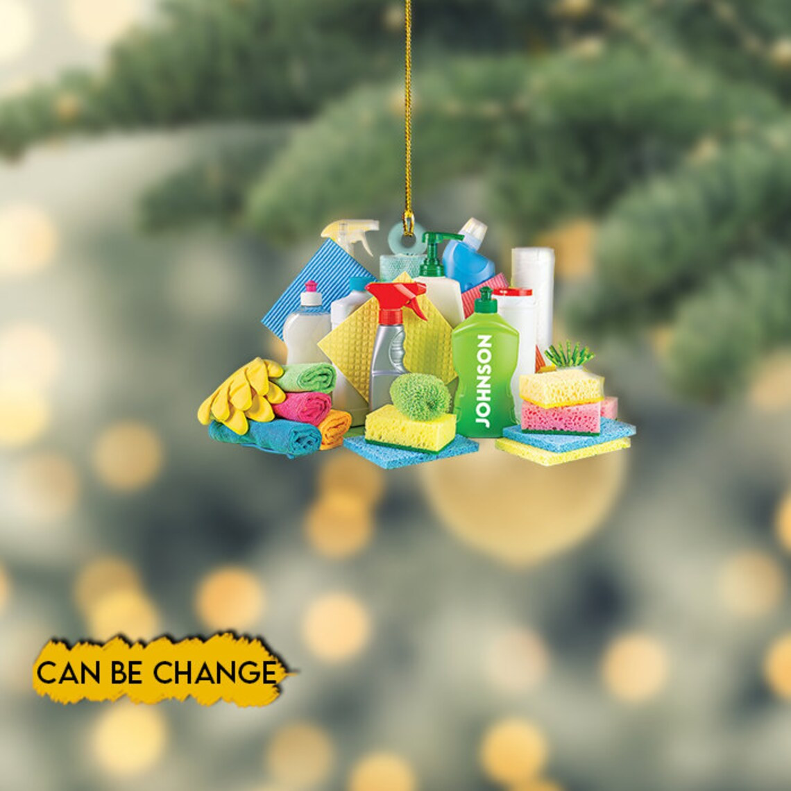 Personalized House cleaning Housekeeping Christmas Ornament Gift For Housekeeping lover tree hanging Ornament Xmas Decor