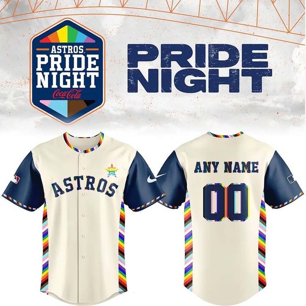 Personalized Houston Astros Pride Month Baseball Jersey Best Custom Gift For MLB Fans