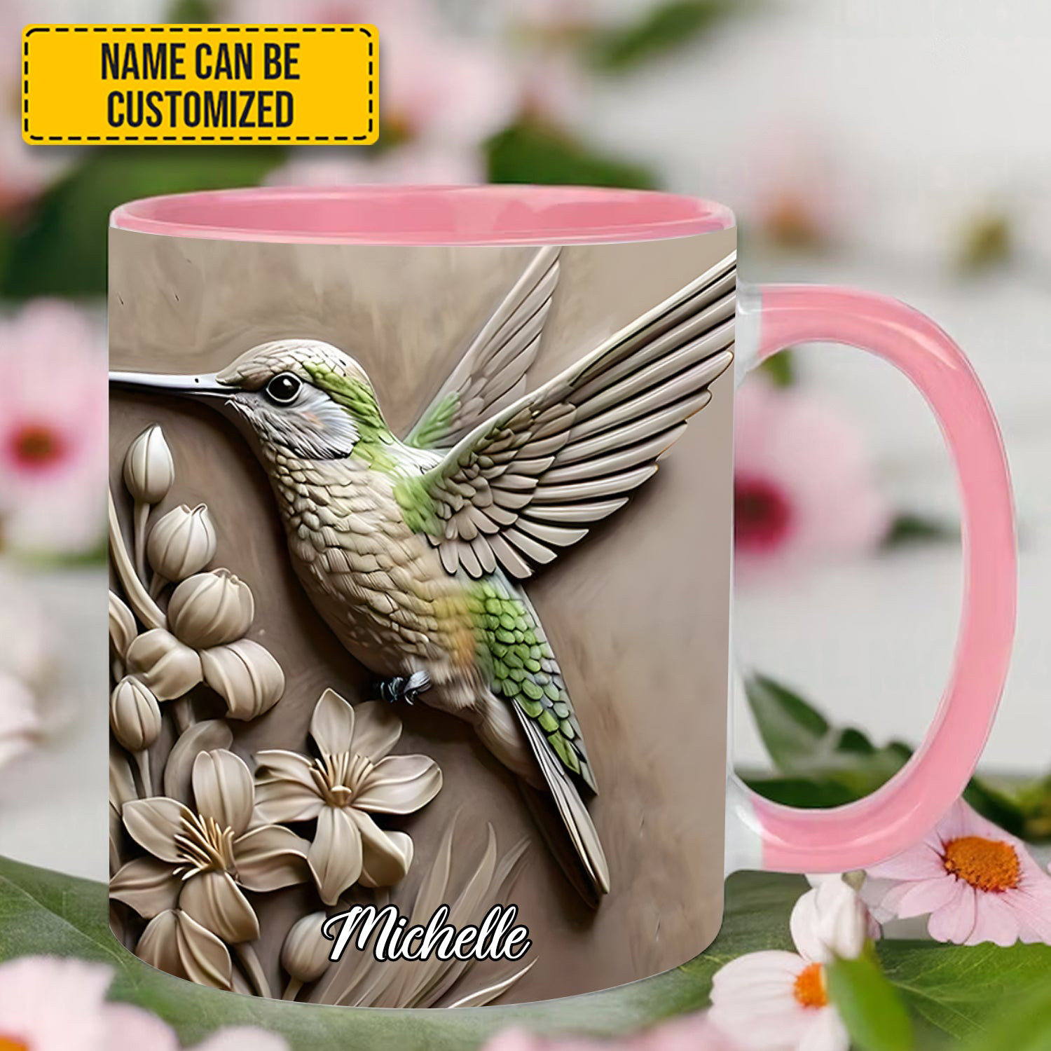 Personalized Hummingbird Mug Wildlife Coffee Mug Christmas Gifts For Hummingbird Lovers