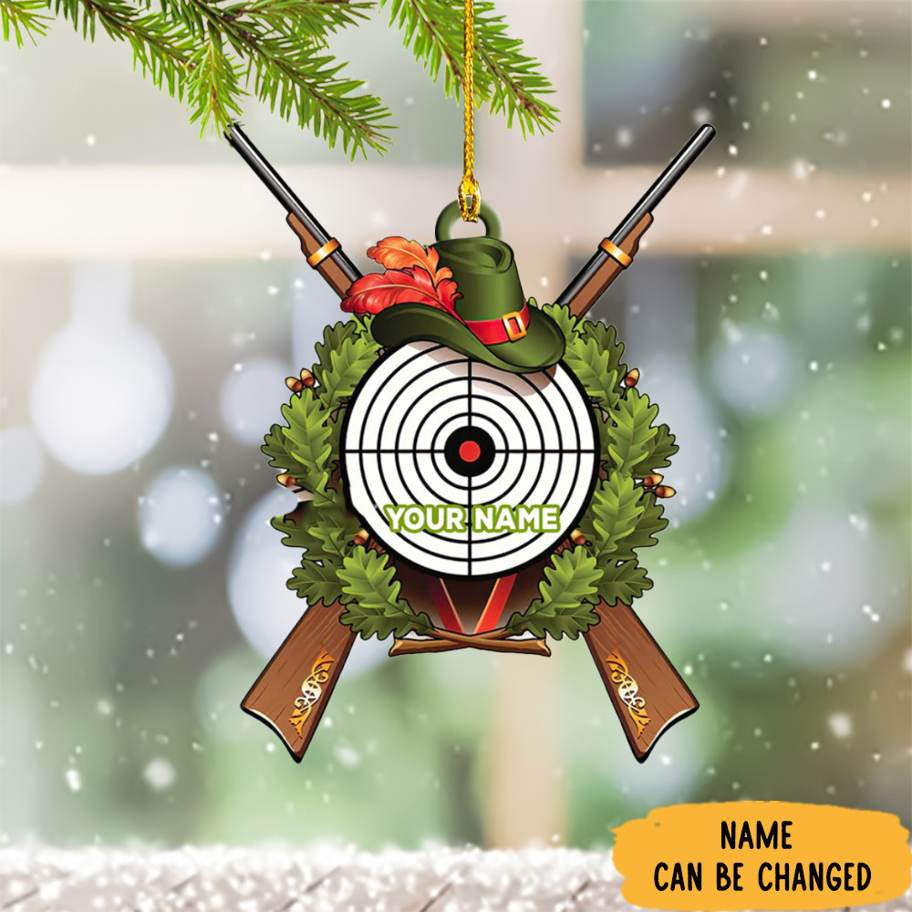 Personalized Hunting Christmas Ornament 2024 Hunting Ornaments For Christmas Tree