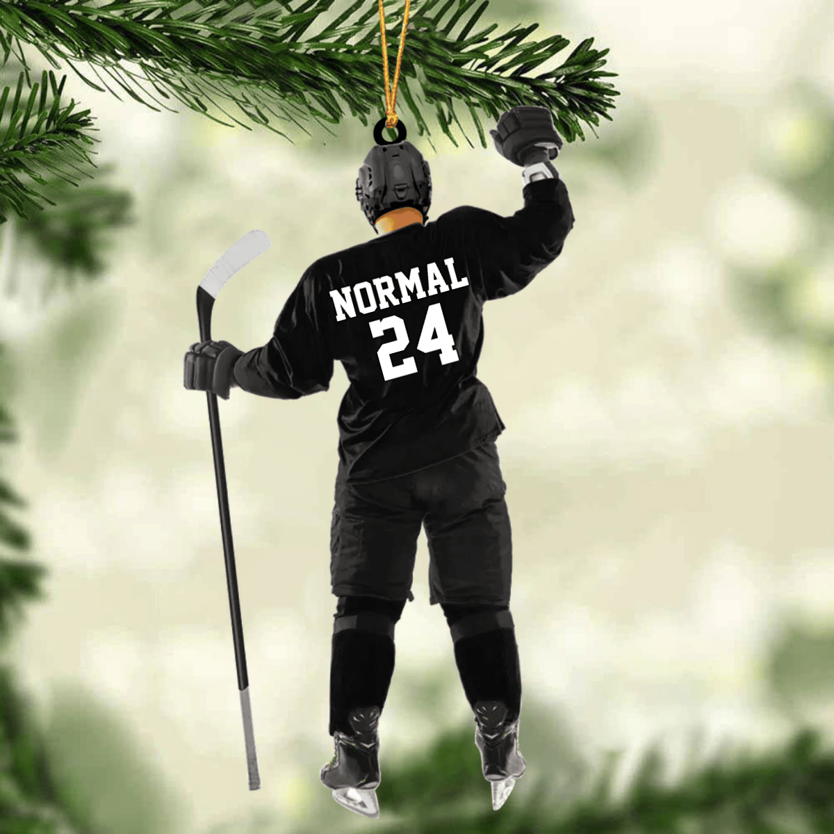Personalized Ice Hockey Acrylic Ornament Gift For Hockey Players