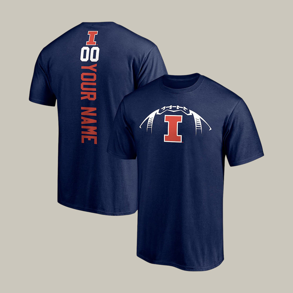 Personalized Illinois 2026 NCAA Men's Basketball Final Four T-Shirt Game Day Clothing Dad Gifts