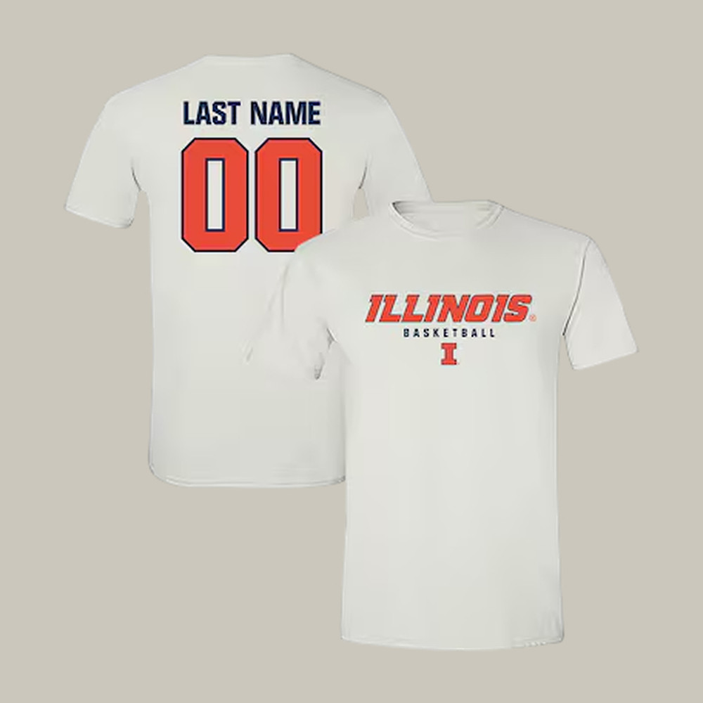 Personalized Illinois Fighting Illini 2026 Basketball Final Four T-Shirt March Madness Shirt Best Gift