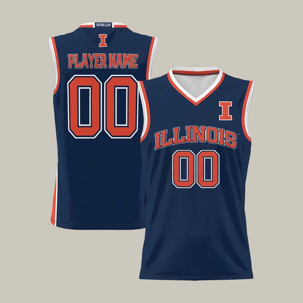 Personalized Illinois Fighting Illini Basketball Tank Top 2026 NCAA Men's Final Four Merch Fan Gift Idea