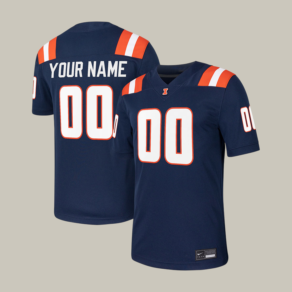 Personalized Illinois Fighting Illini Jersey 2026 NCAA Men's Final Four Clothes Best Fan Gear