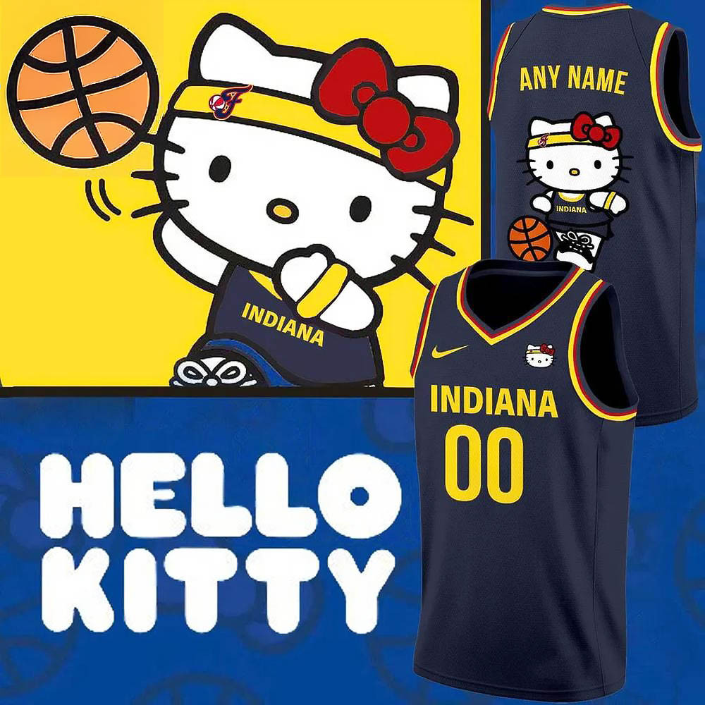Personalized Indiana Fever Hello Kitty Limited Edition Basketball Jersey Best Gifts For Fans