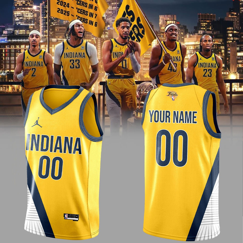 Personalized Indiana Pacers Statement For Fans Jersey Great Gifts For Basketball Fans