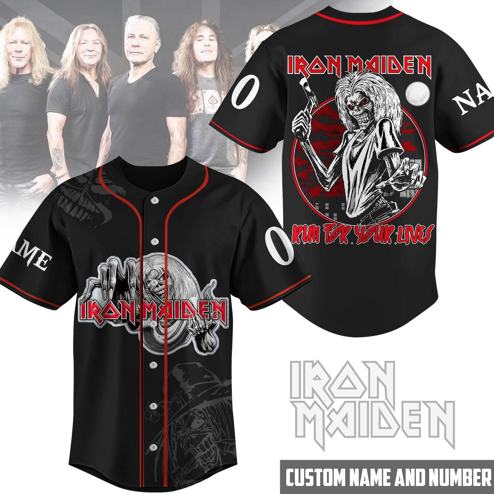 Personalized Iron Maiden Baseball Jersey Gift For Fans