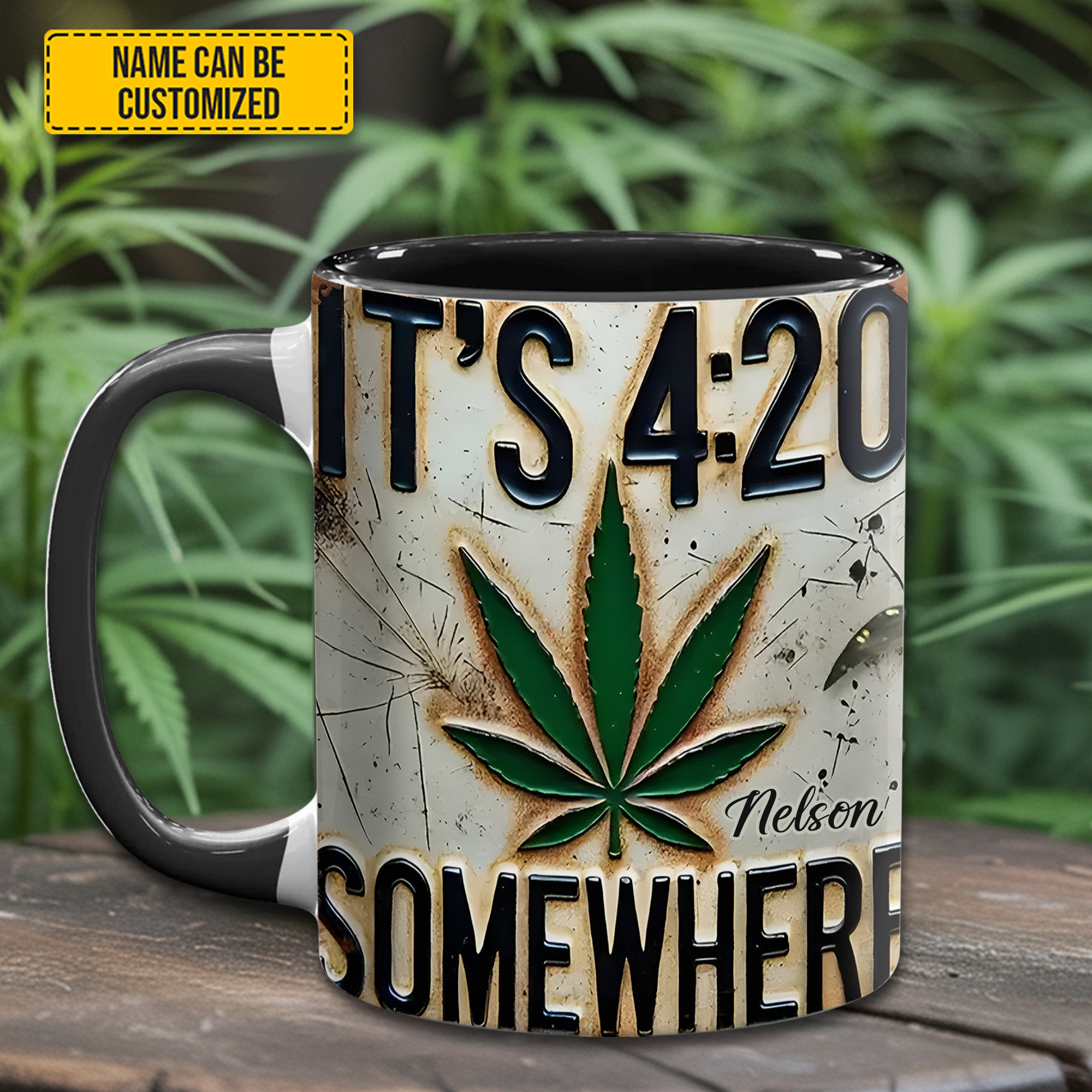 Personalized It's 4 20 Somewhere Mug Weed Design Home Decor Cups Mug For Gifts