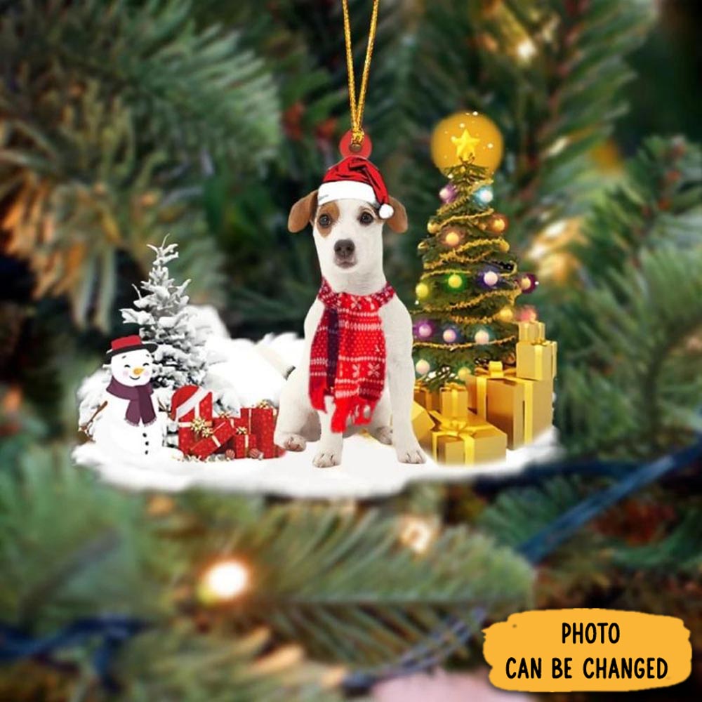 Personalized Jack Russell Terrier Christmas Ornament Memorable Anniversary Ornament Keepsake