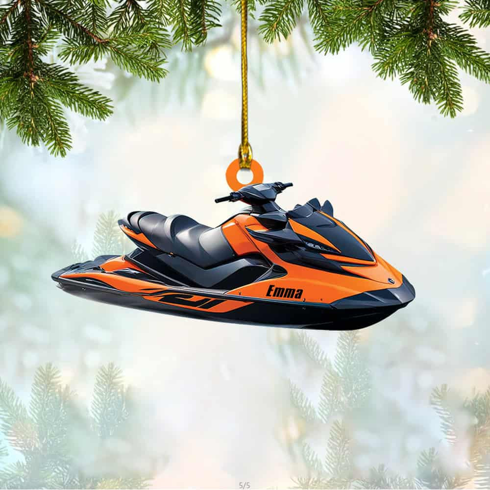 Personalized Jet Ski Personalized Christmas Ornament Gift For Jet Ski Lover