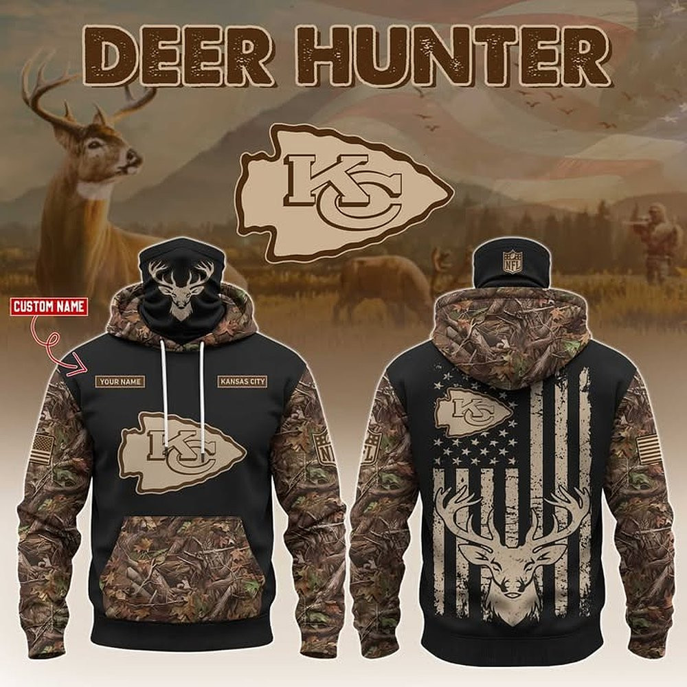 Personalized Kansas City Chiefts x Hunting Hoodie