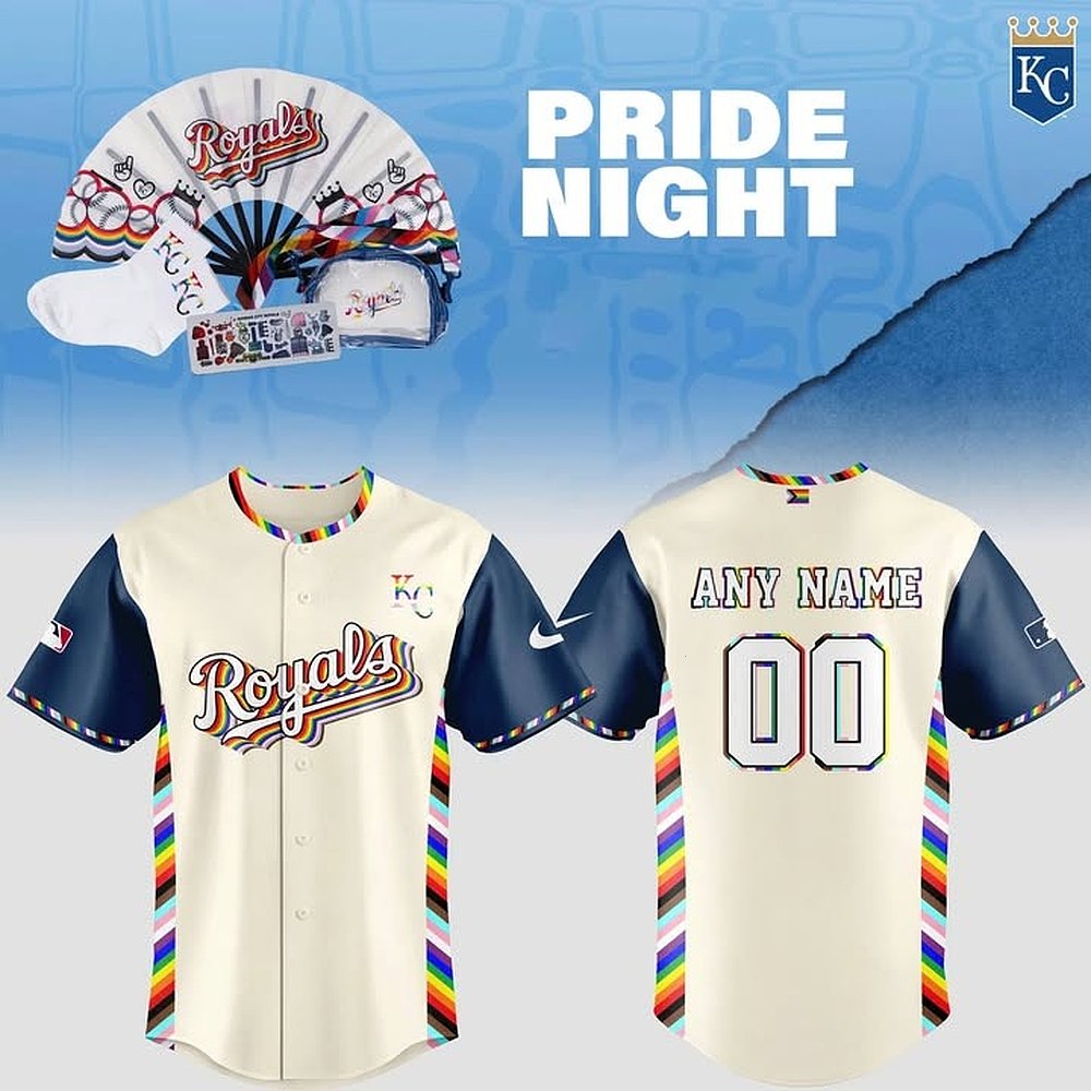 Personalized Kansas City Royals Pride Month Baseball Jersey Best Custom Gift For Baseball Fans