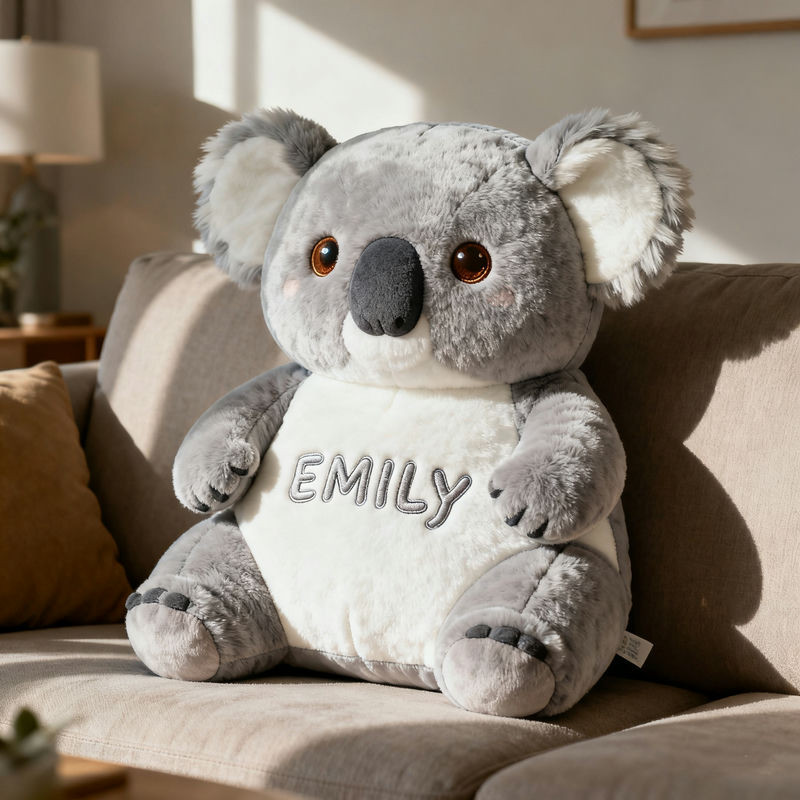Personalized Koala Pillow Indoor Decorations Christmas Presents For Koala Lovers
