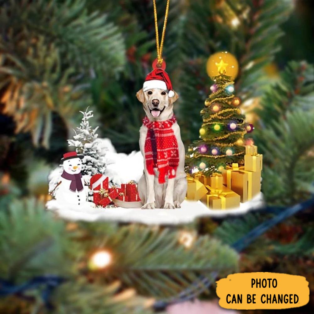 Personalized Labrador Retriever Christmas Ornament Heartfelt Ornament Gift For Mom