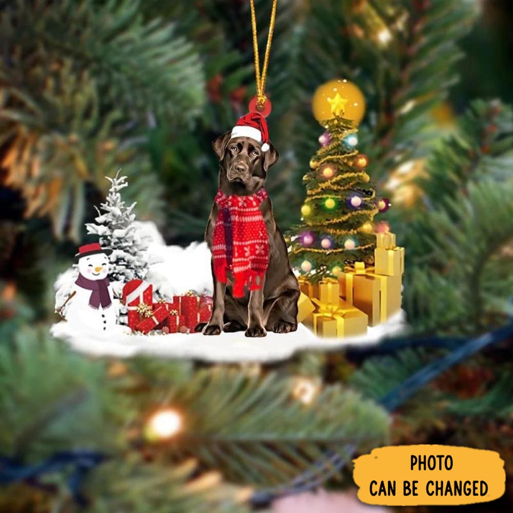 Personalized Labrador Retriever Christmas Ornament Lovely Ornament Gift For Him