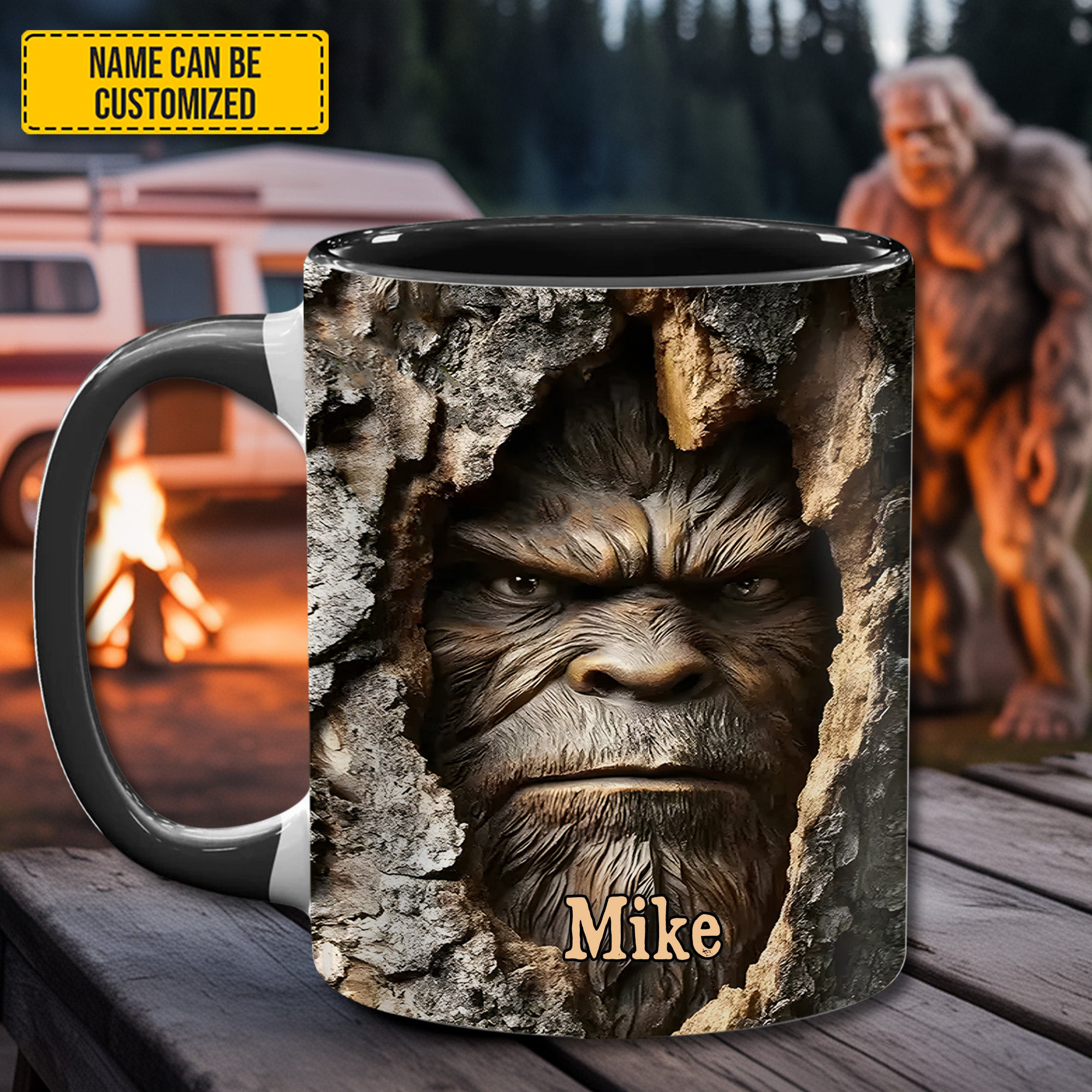 Personalized Legendary Bigfoot Mug Mythology Themed Daily Use Mug Gifts For Him